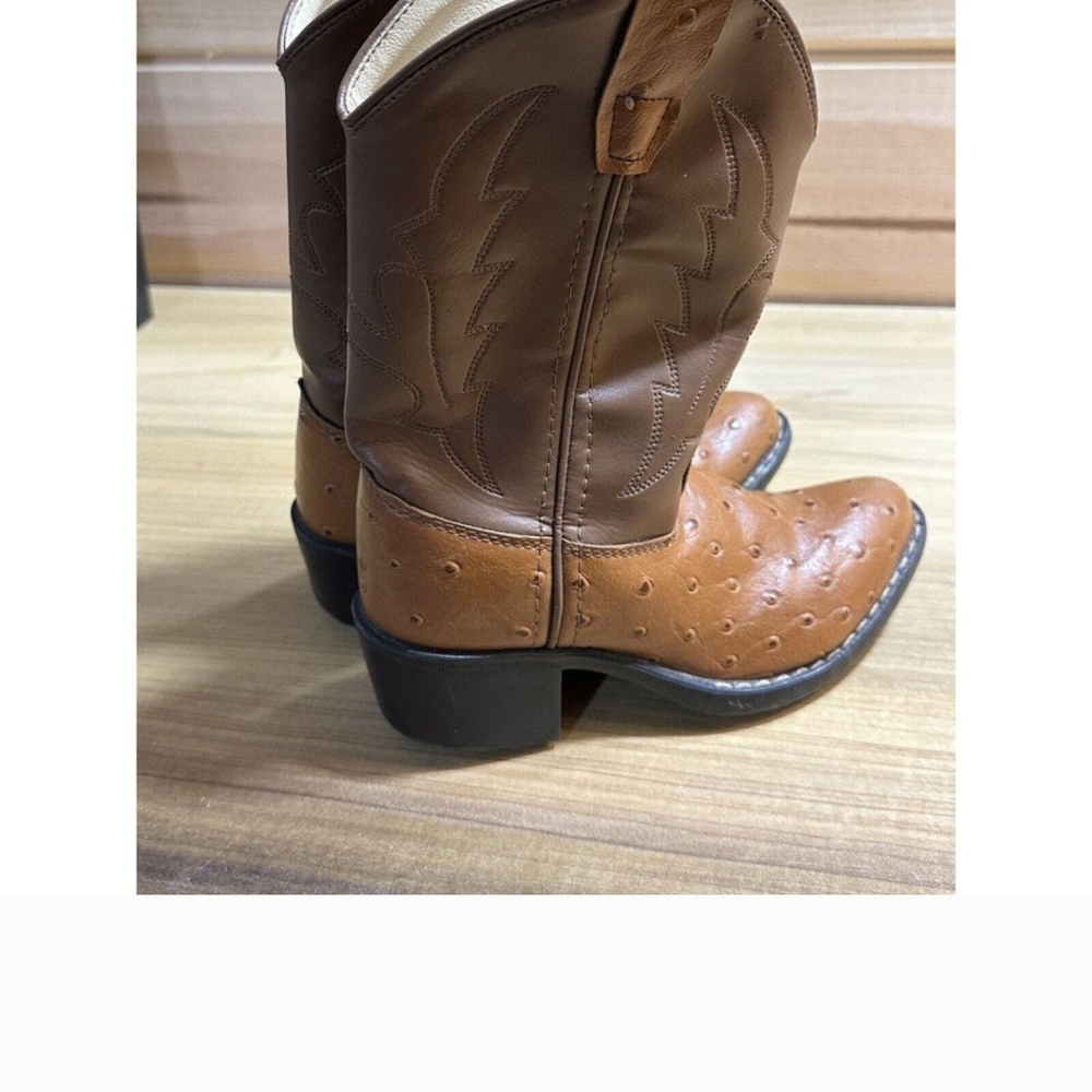 Kids Brown Cowboy Boots